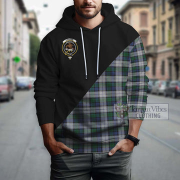 Graham Dress Tartan Hoodie with Family Crest and Military Logo Style