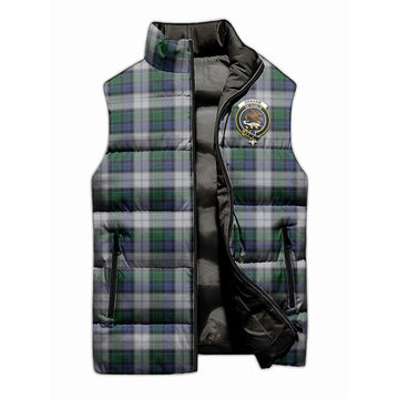 Graham Dress Tartan Sleeveless Puffer Jacket with Family Crest