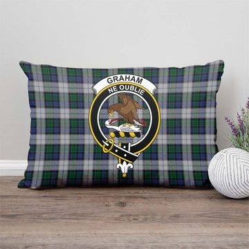 Graham Dress Tartan Pillow Cover with Family Crest