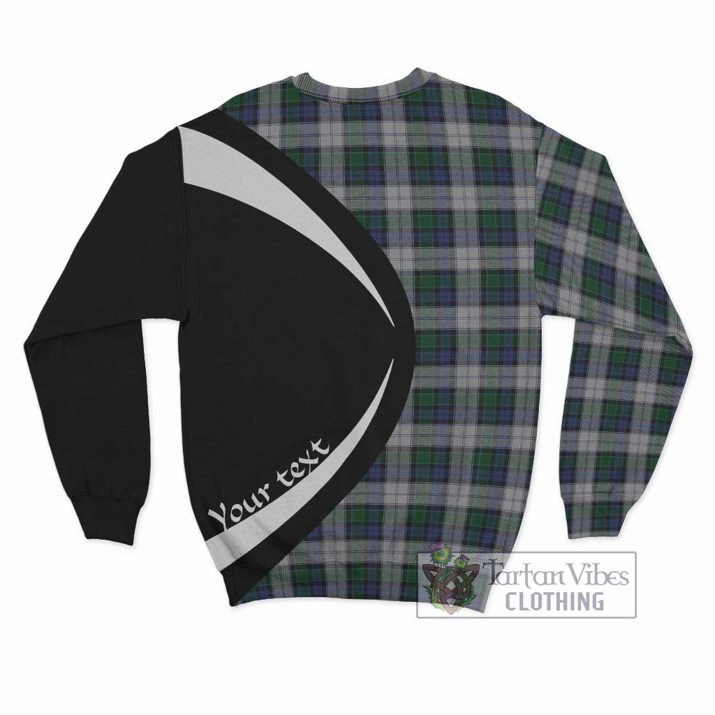 Graham Dress Tartan Sweatshirt with Family Crest Circle Style - Tartan Vibes Clothing