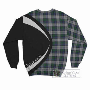 Graham Dress Tartan Sweatshirt with Family Crest Circle Style