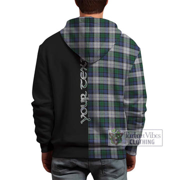 Graham Dress Tartan Hoodie with Family Crest and Half Of Me Style