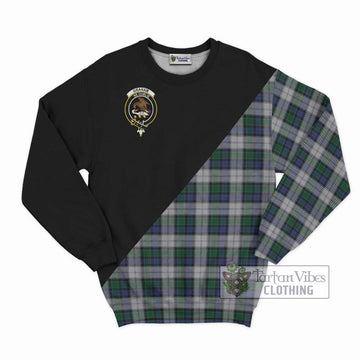 Graham Dress Tartan Sweatshirt with Family Crest and Military Logo Style