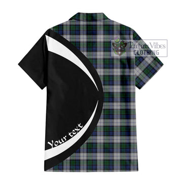 Graham Dress Tartan Short Sleeve Button Up with Family Crest Circle Style