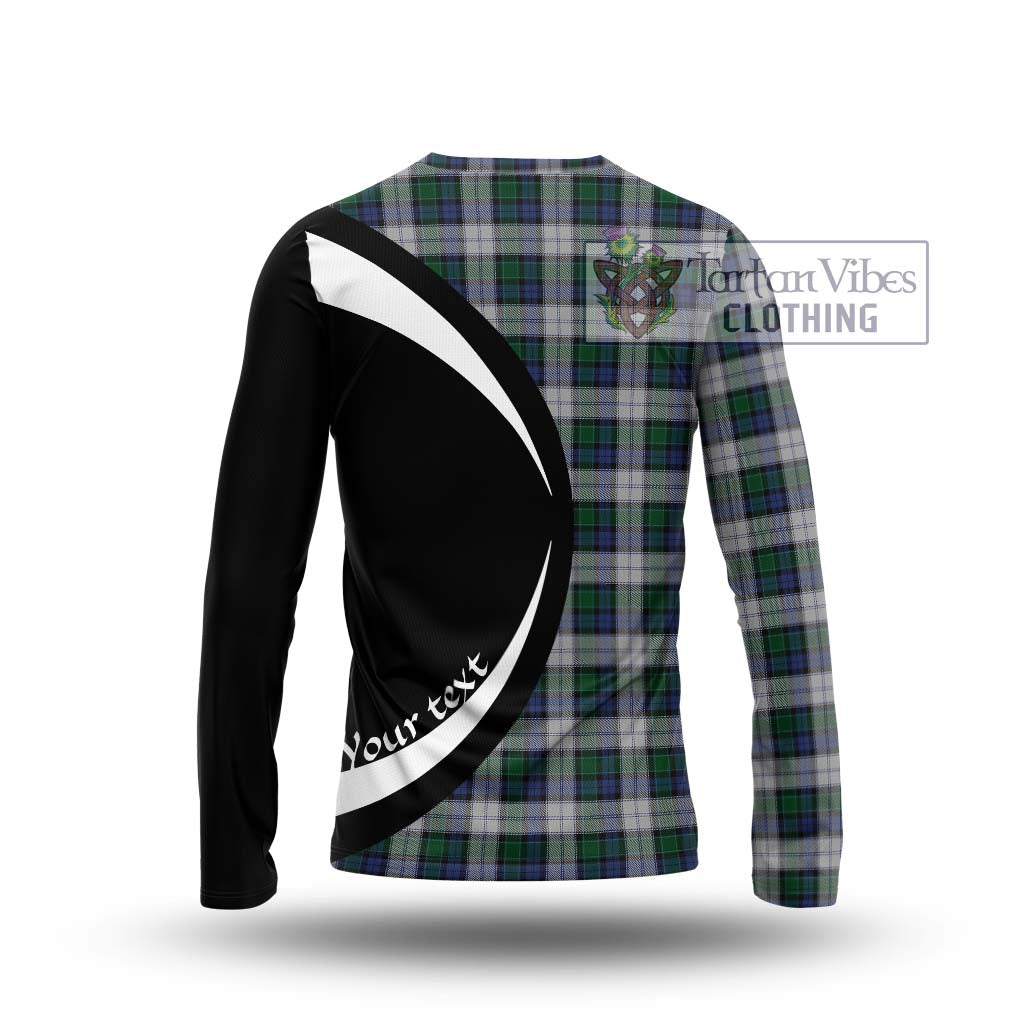 Graham Dress Tartan Long Sleeve T-Shirt with Family Crest Circle Style - Tartan Vibes Clothing