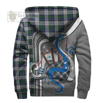 Graham Dress Tartan Sherpa Hoodie with Epic Bagpipe Style