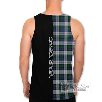 Graham Dress Tartan Men's Tank Top with Family Crest and Half Of Me Style