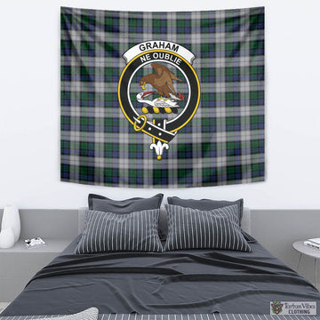 Graham Dress Tartan Tapestry Wall Hanging and Home Decor for Room with Family Crest