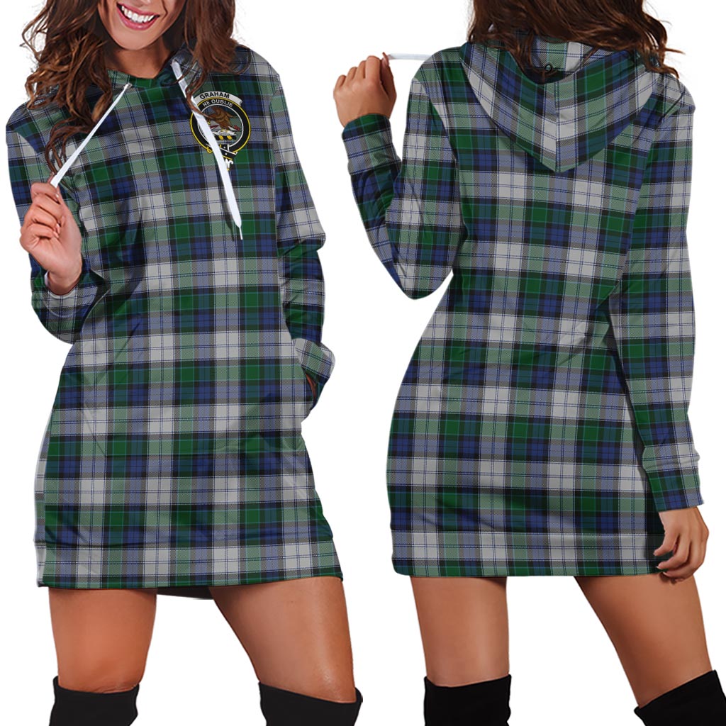 Graham Dress Tartan Hoodie Dress with Family Crest - Tartan Vibes Clothing