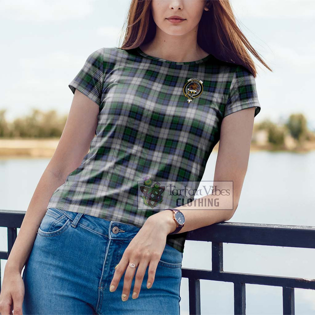 Graham Dress Tartan Cotton T-Shirt with Family Crest Women's Shirt - Tartanvibesclothing Shop