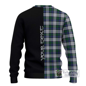 Graham Dress Tartan Ugly Sweater with Family Crest and Half Of Me Style