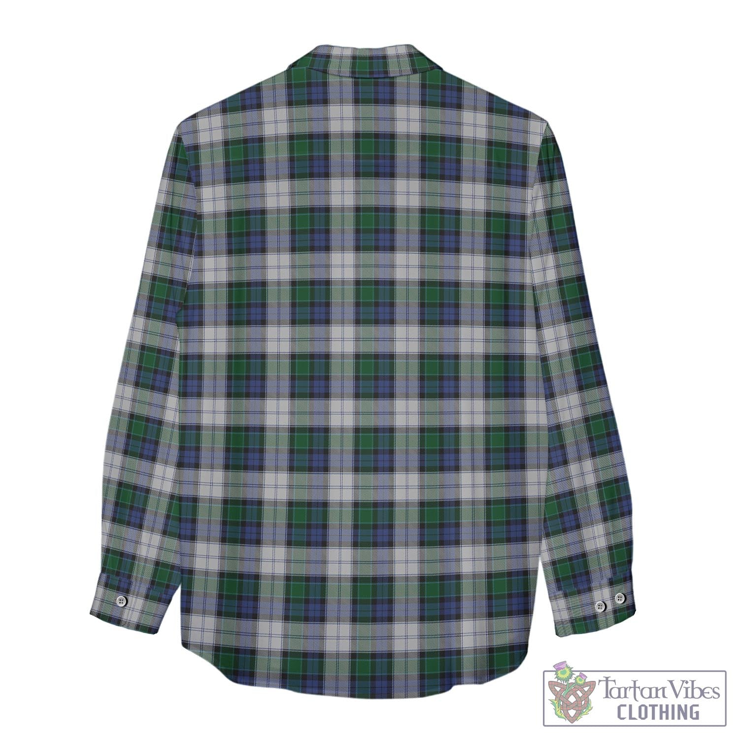 Tartan Vibes Clothing Graham Dress Tartan Womens Casual Shirt with Family Crest