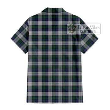 Graham Dress Tartan Short Sleeve Button Shirt with Family Crest DNA In Me Style