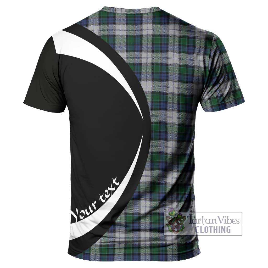 Tartan Vibes Clothing Graham Dress Tartan T-Shirt with Family Crest Circle Style