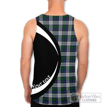 Graham Dress Tartan Men's Tank Top with Family Crest Circle Style