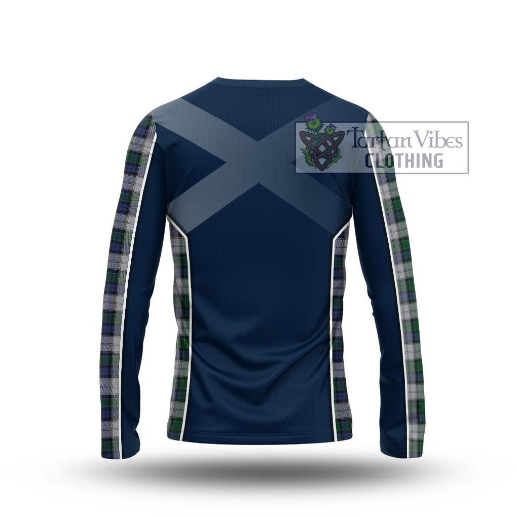 Graham Dress Tartan Long Sleeve T-Shirt with Family Crest and Lion Rampant Vibes Sport Style - Tartan Vibes Clothing