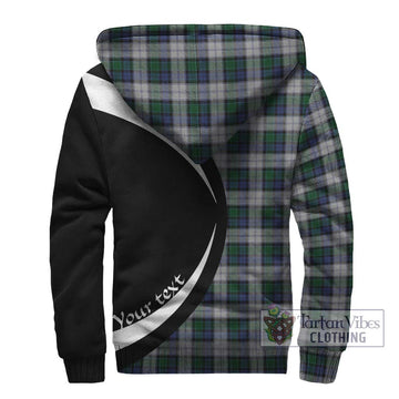 Graham Dress Tartan Sherpa Hoodie with Family Crest Circle Style