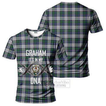 Graham Dress Tartan T-Shirt with Family Crest DNA In Me Style