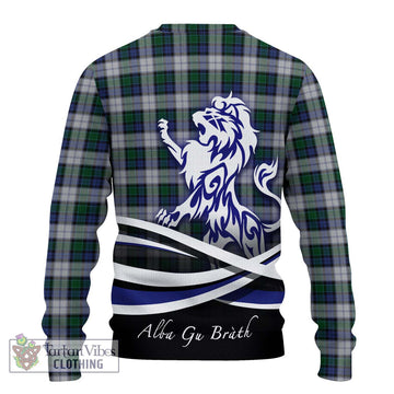 Graham Dress Tartan Ugly Sweater with Alba Gu Brath Regal Lion Emblem