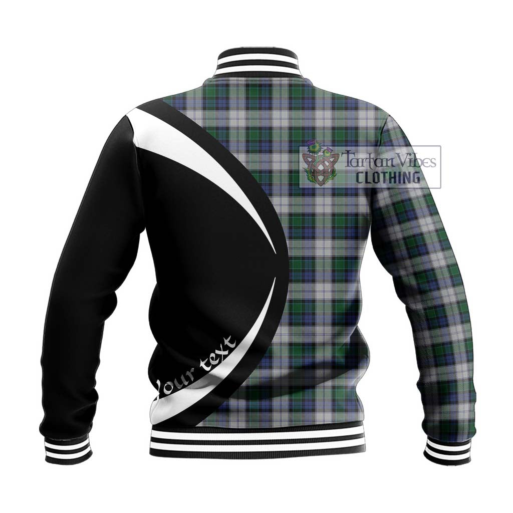 Graham Dress Tartan Baseball Jacket with Family Crest Circle Style - Tartan Vibes Clothing