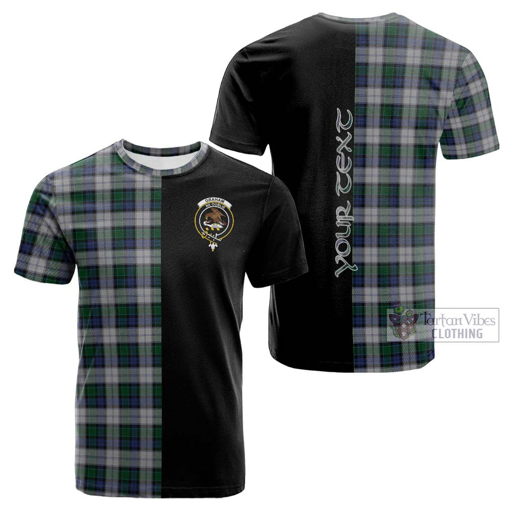 Tartan Vibes Clothing Graham Dress Tartan Cotton T-shirt with Family Crest and Half Of Me Style