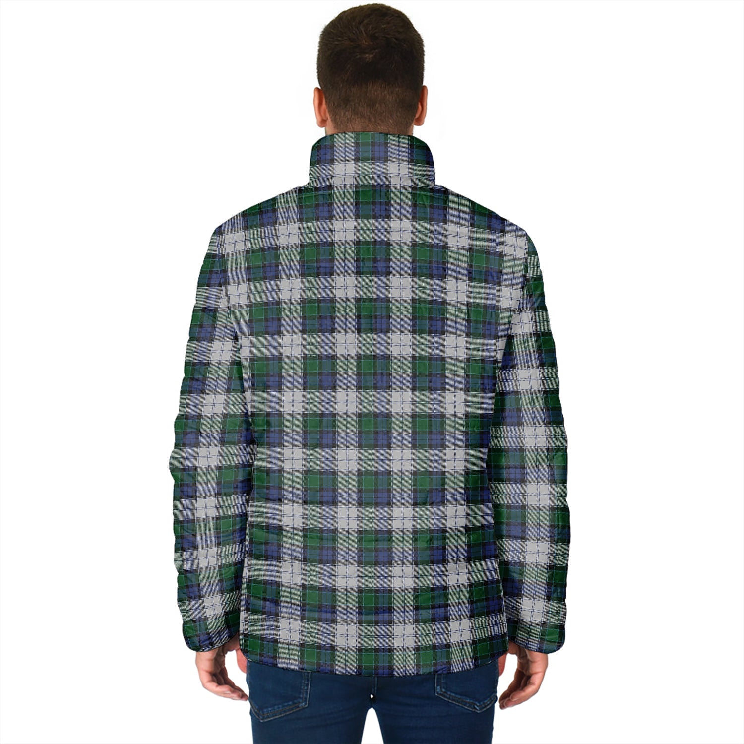 Graham Dress Tartan Padded Jacket with Family Crest - Tartan Vibes Clothing