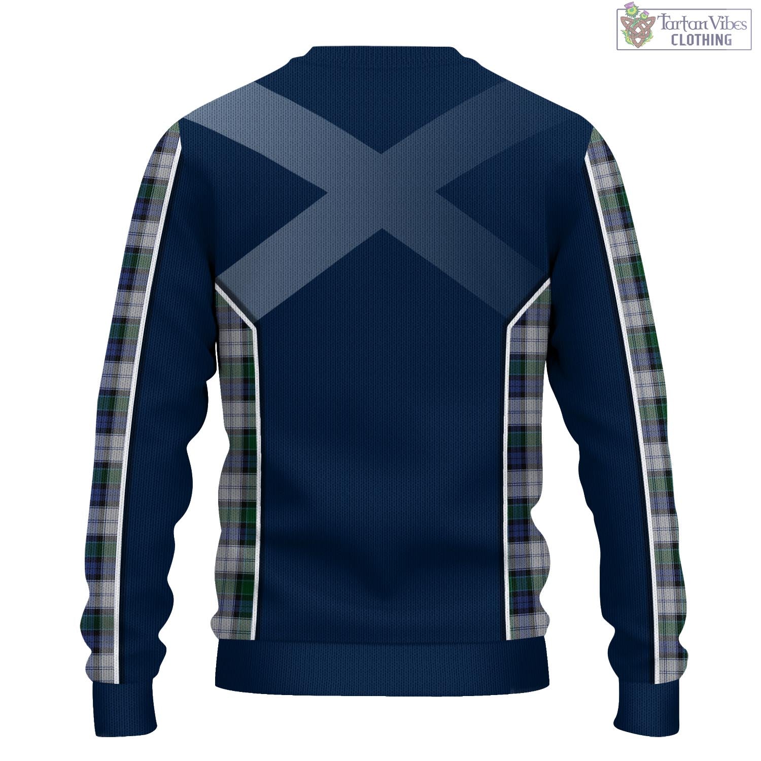 Tartan Vibes Clothing Graham Dress Tartan Knitted Sweatshirt with Family Crest and Scottish Thistle Vibes Sport Style