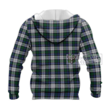 Graham Dress Tartan Knitted Hoodie with Family Crest DNA In Me Style