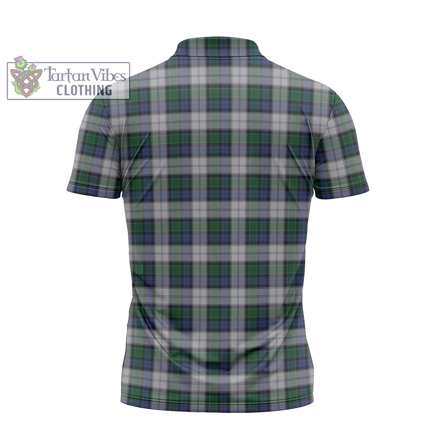 Tartan Vibes Clothing Graham Dress Tartan Zipper Polo Shirt with Family Crest