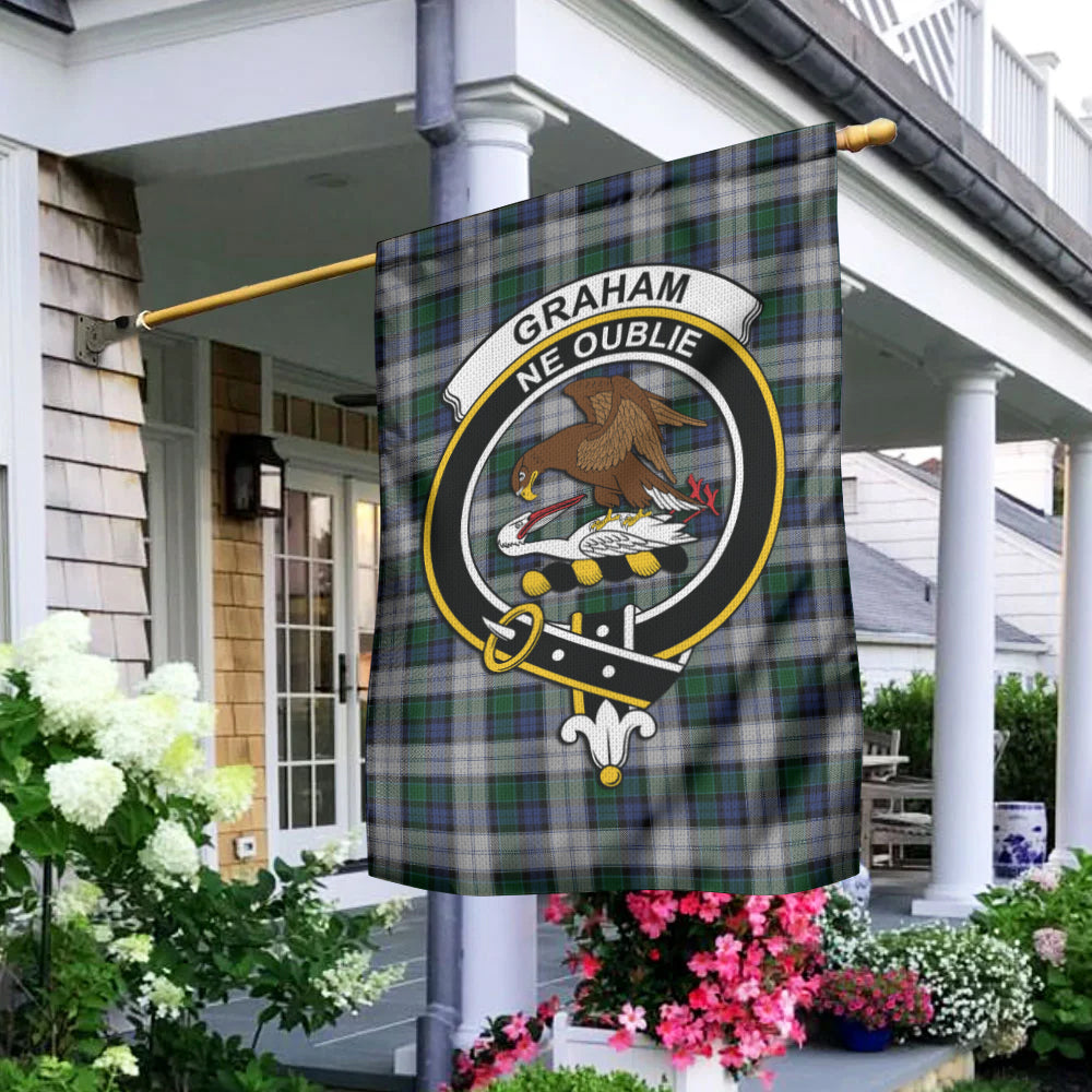 Graham Dress Tartan Flag with Family Crest - Tartan Vibes Clothing