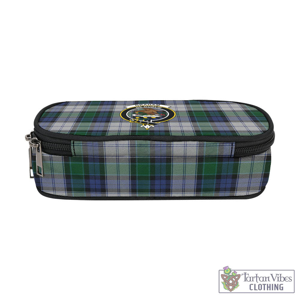 Tartan Vibes Clothing Graham Dress Tartan Pen and Pencil Case with Family Crest