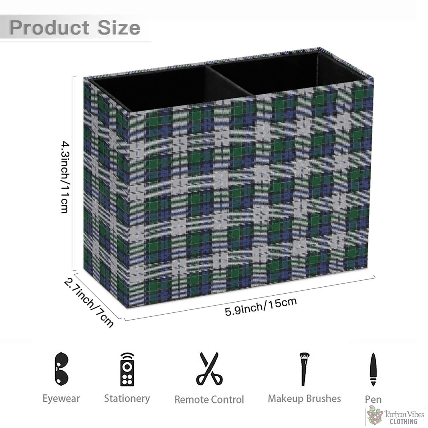 Tartan Vibes Clothing Graham Dress Tartan Pen Holder