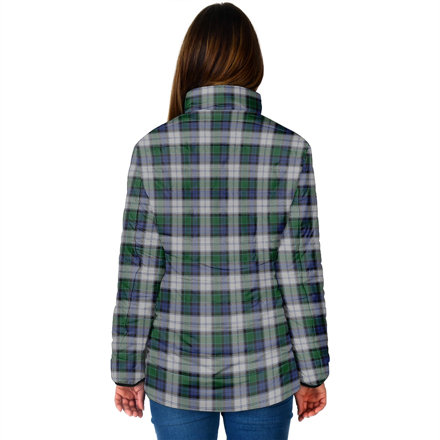 Graham Dress Tartan Padded Jacket with Family Crest - Tartan Vibes Clothing