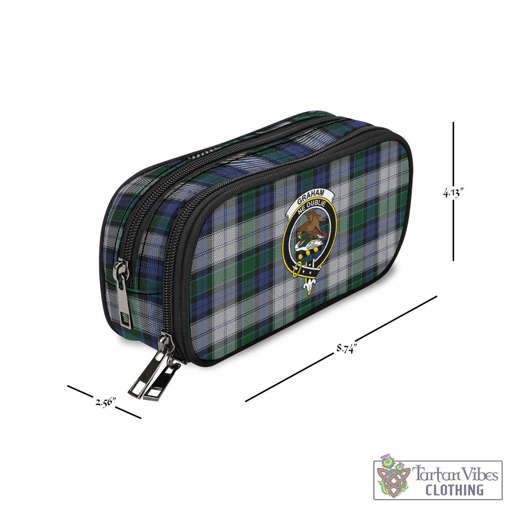 Tartan Vibes Clothing Graham Dress Tartan Pen and Pencil Case with Family Crest