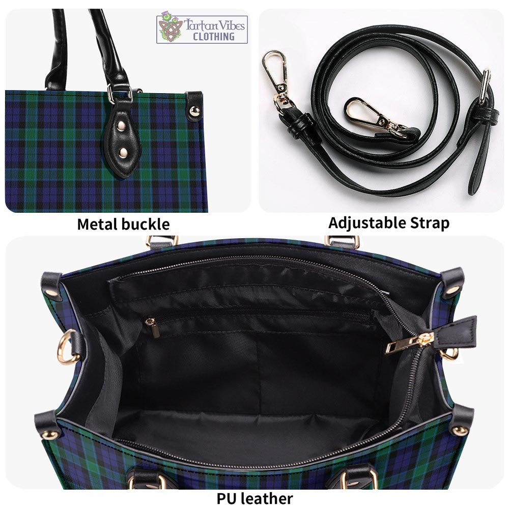 Tartan Vibes Clothing Graham of Menteith Tartan Luxury Leather Handbags