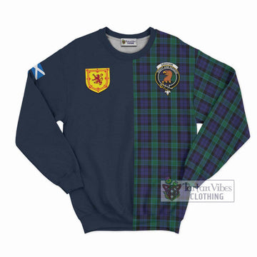 Graham of Menteith Tartan Sweatshirt Alba with Scottish Lion Royal Arm Half Style