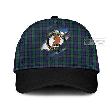 Graham of Menteith Tartan Classic Cap with Family Crest In Me Style