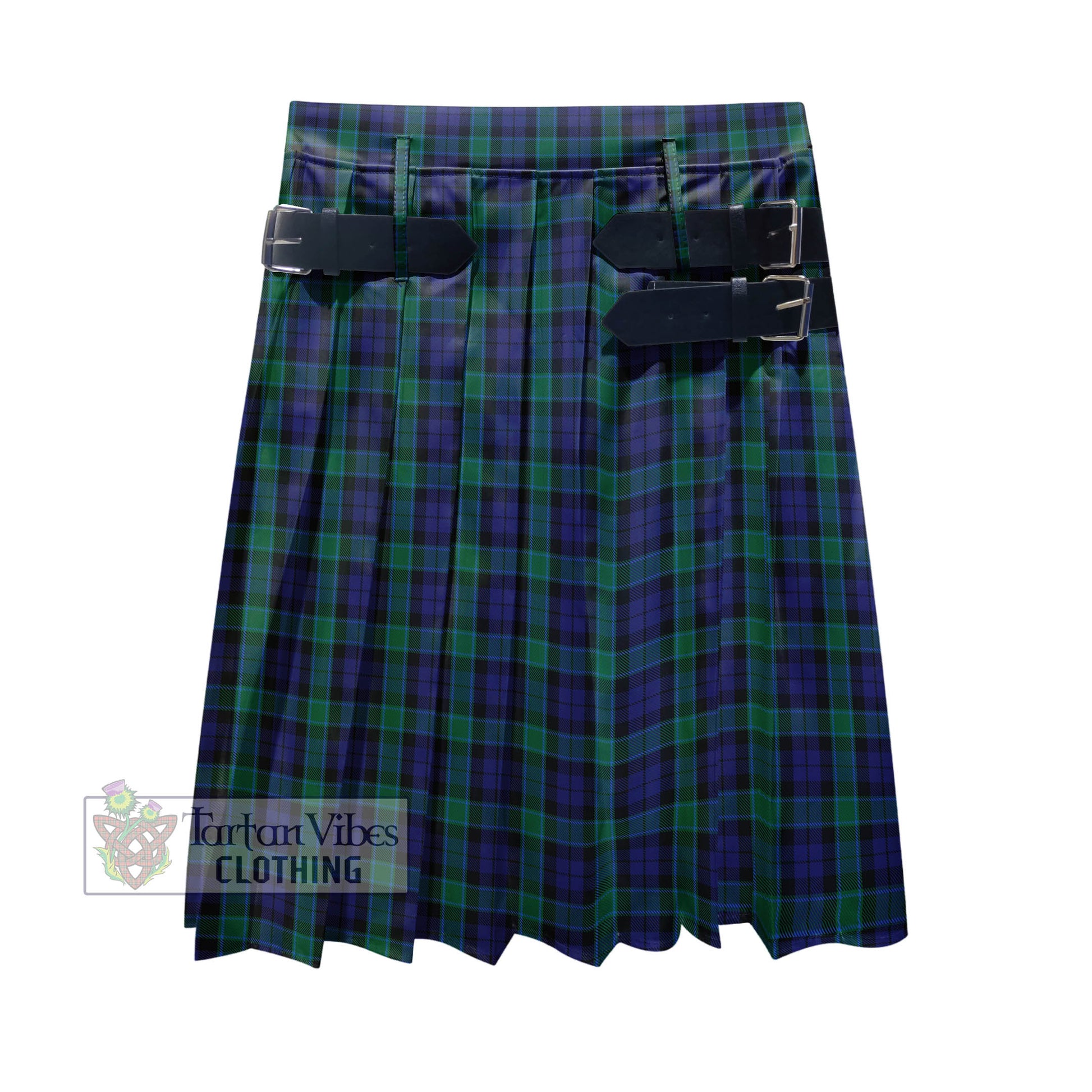 Tartan Vibes Clothing Graham of Menteith Tartan Men's Pleated Skirt - Fashion Casual Retro Scottish Style