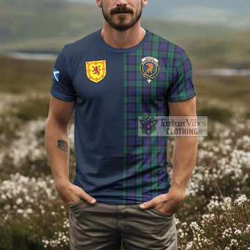 Graham of Menteith Tartan T-Shirt Alba with Scottish Lion Royal Arm Half Style