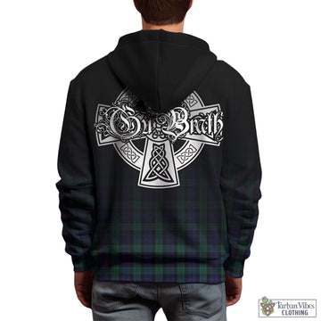 Graham of Menteith Tartan Hoodie Featuring Alba Gu Brath Family Crest Celtic Inspired