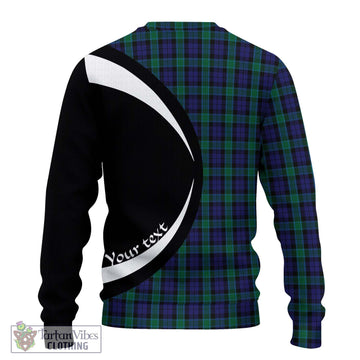 Graham of Menteith Tartan Ugly Sweater with Family Crest Circle Style