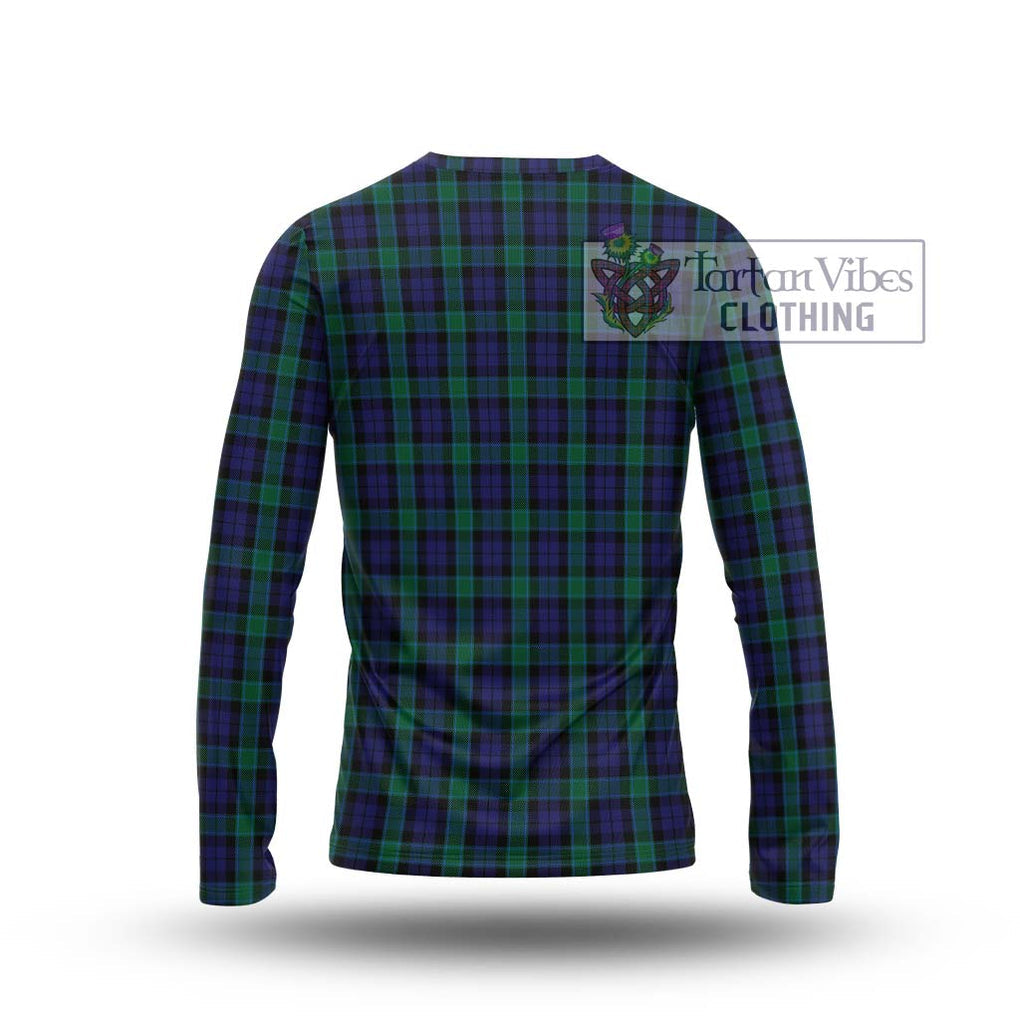 Graham of Menteith Tartan Long Sleeve T-Shirt with Family Crest DNA In Me Style - Tartanvibesclothing Shop