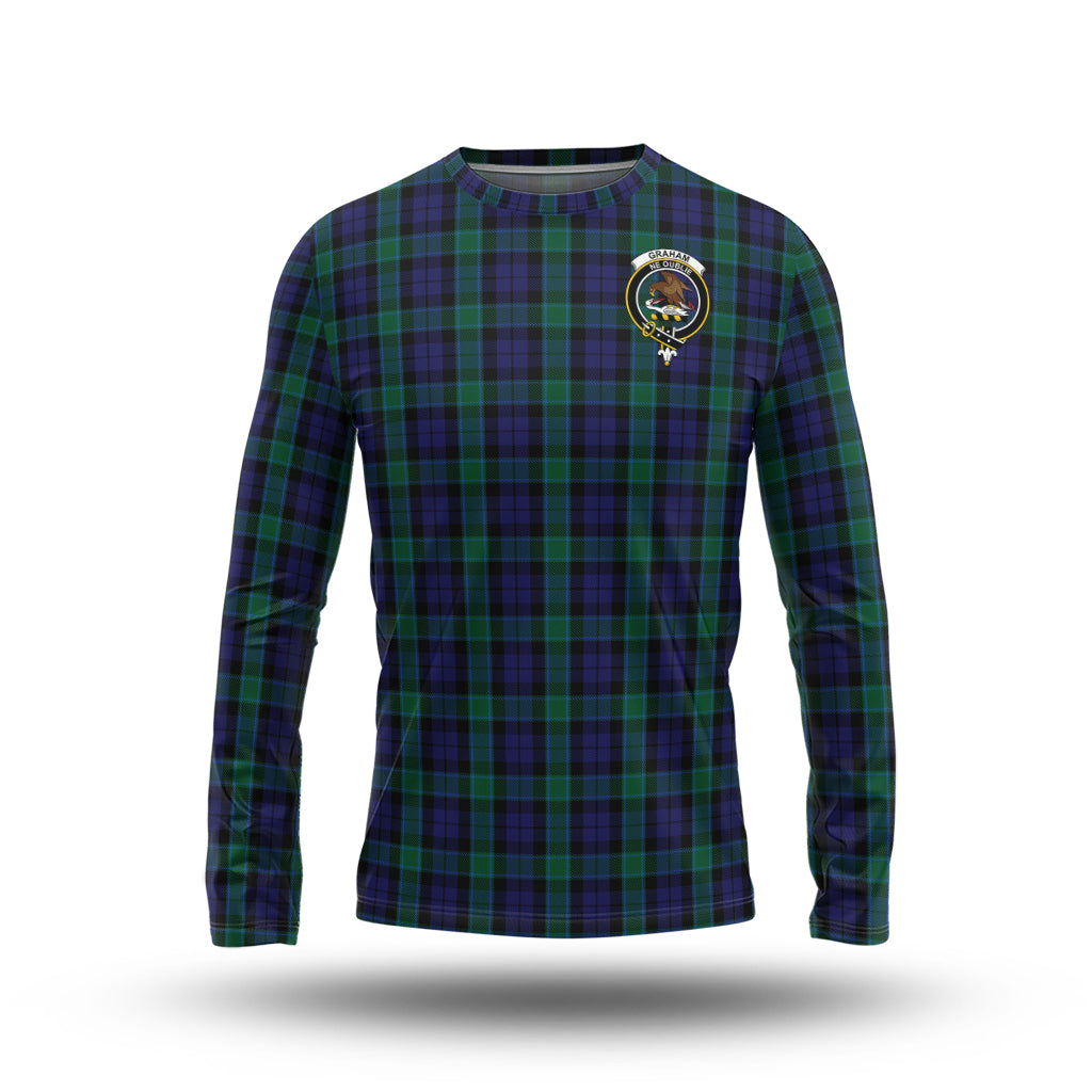 graham-of-menteith-tartan-long-sleeve-t-shirt-with-family-crest