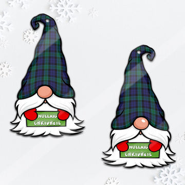 Graham of Menteith Gnome Christmas Ornament with His Tartan Christmas Hat