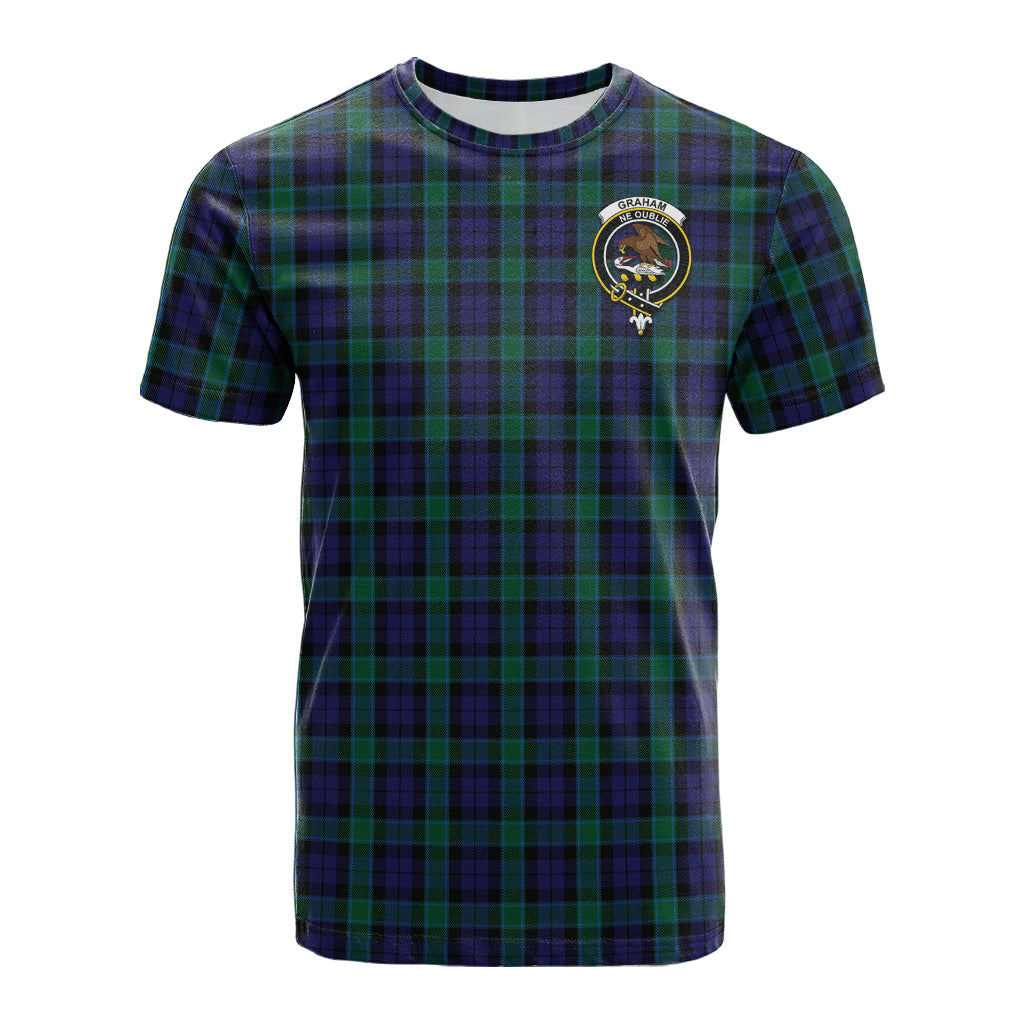 Graham of Menteith Tartan T-Shirt with Family Crest - Tartan Vibes Clothing