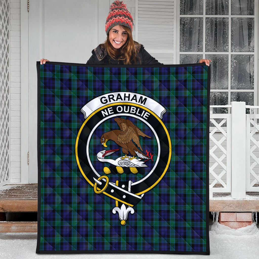 graham-of-menteith-tartan-quilt-with-family-crest