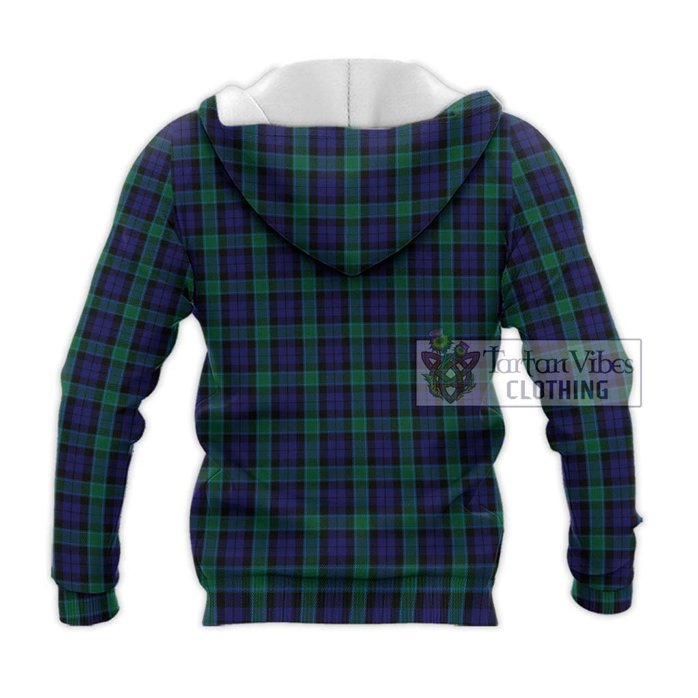 Graham of Menteith Tartan Knitted Hoodie with Family Crest DNA In Me Style - Tartanvibesclothing Shop