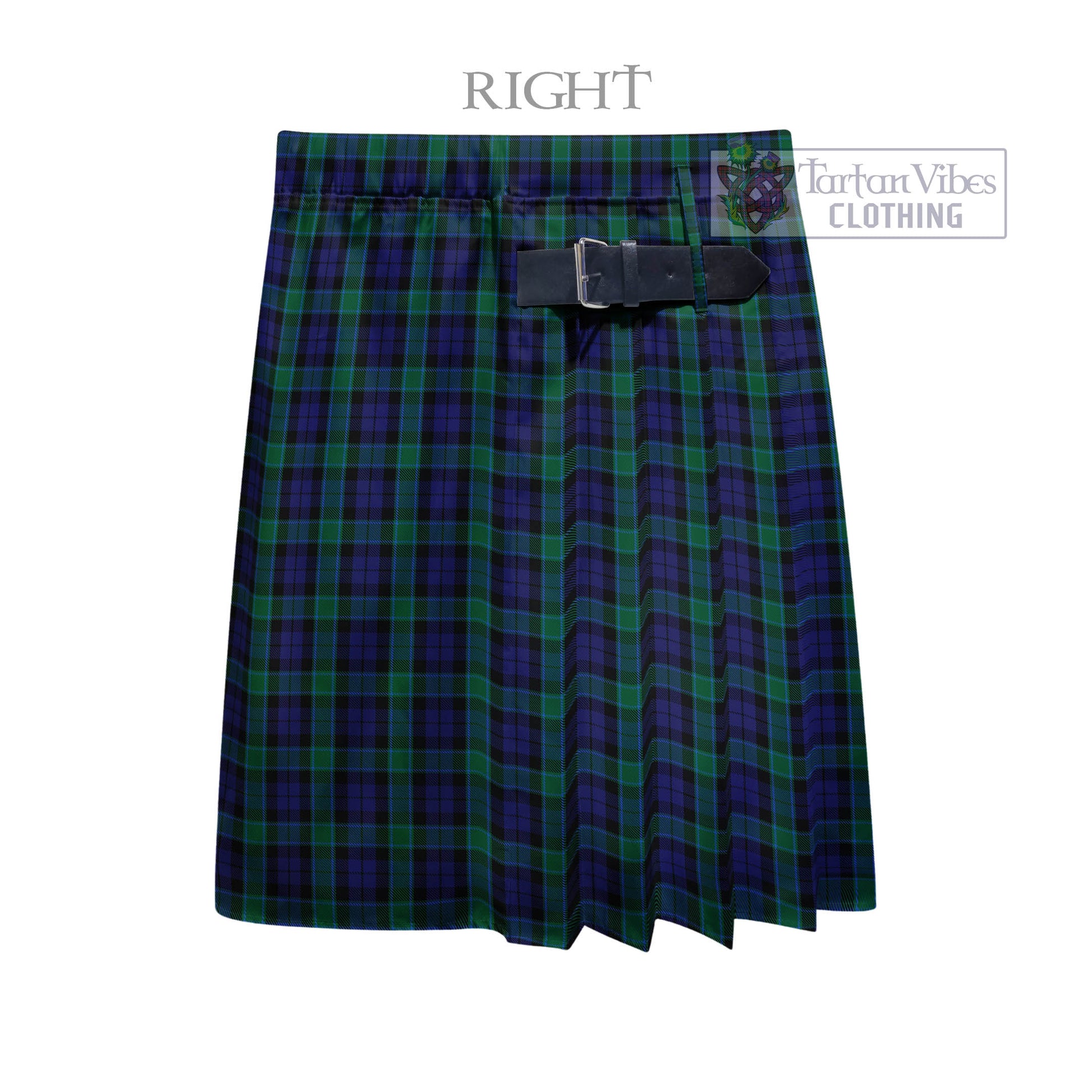 Tartan Vibes Clothing Graham of Menteith Tartan Men's Pleated Skirt - Fashion Casual Retro Scottish Style