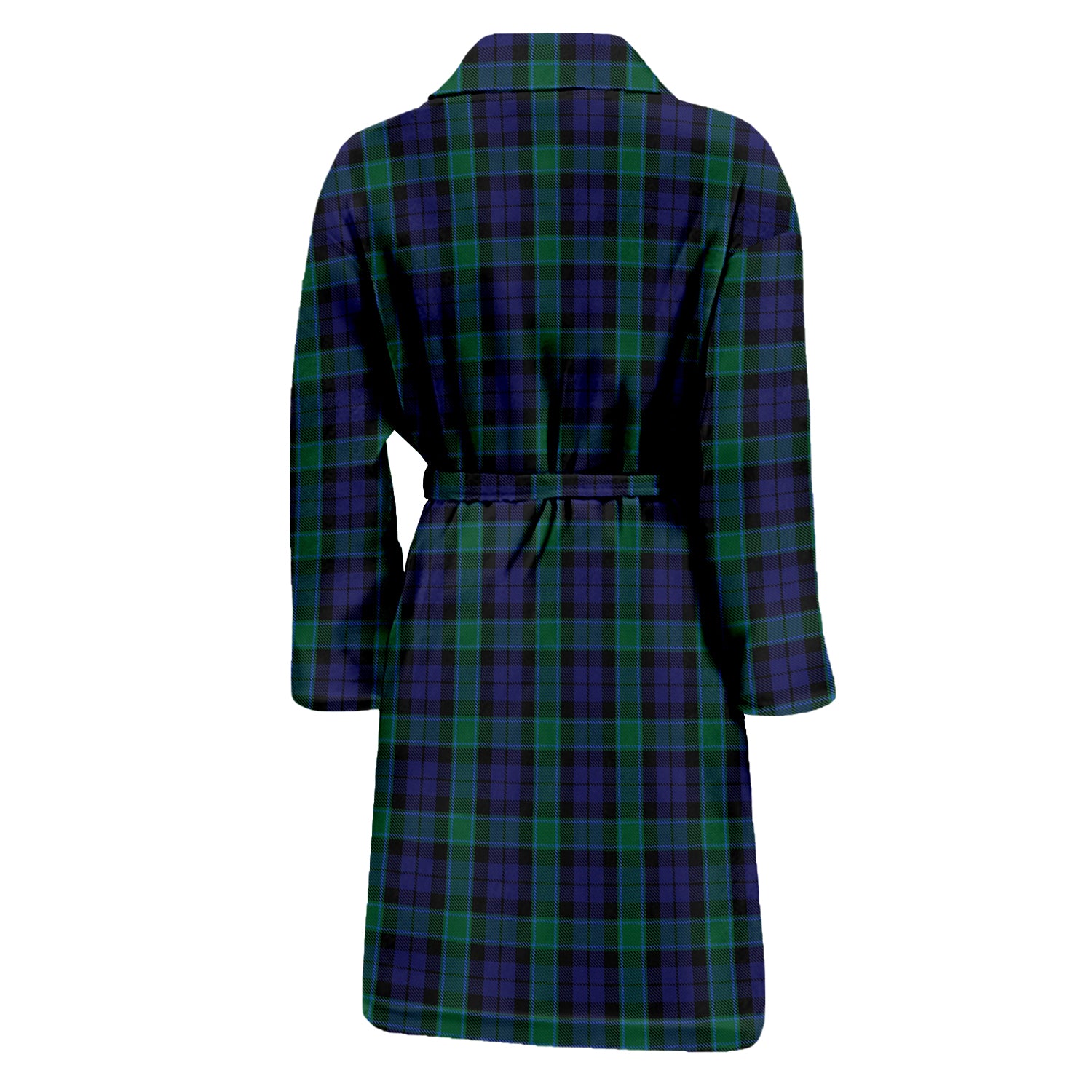 Graham of Menteith Tartan Bathrobe with Family Crest - Tartan Vibes Clothing