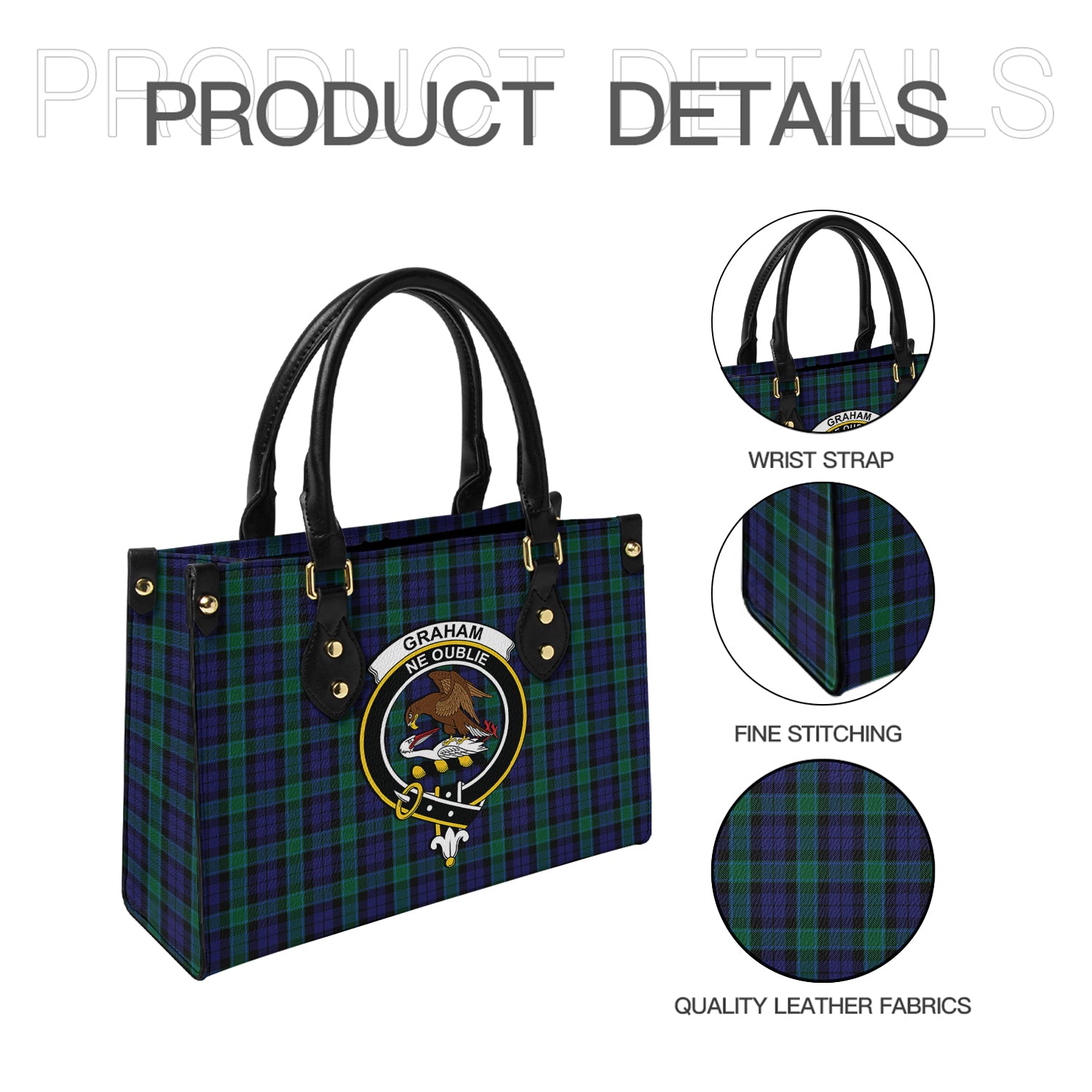 graham-of-menteith-tartan-leather-bag-with-family-crest